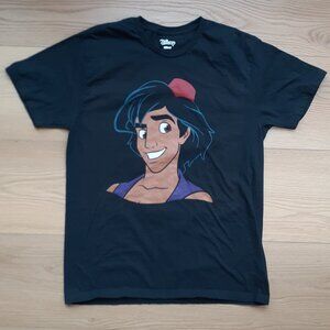 Aladdin - Disney - Portrait - New Men's Medium Black T-Shirt